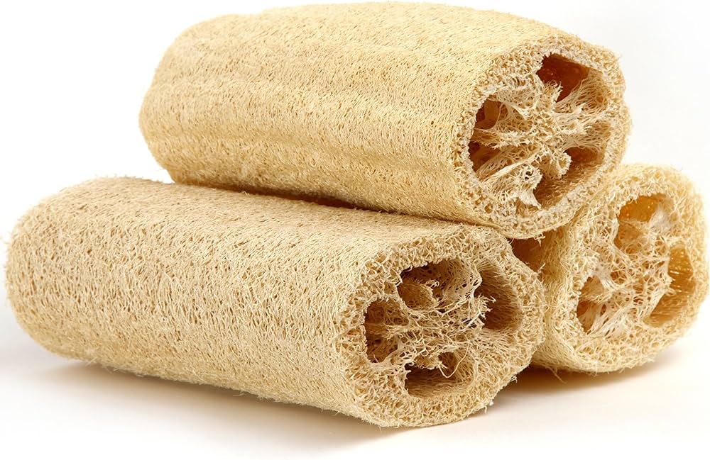 Sun Dried Cylinder Loofah Bath Scrub
